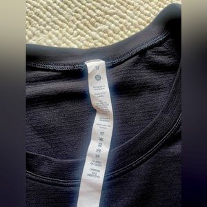 Lululemon swiftly long sleeve shirt black